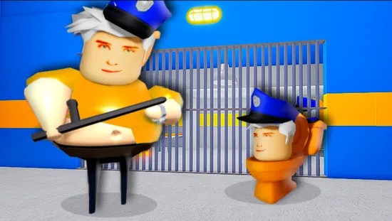 Create meme: Police officer Barry Roblox, Roblox Barry Prison Break, Roblox Prison Break