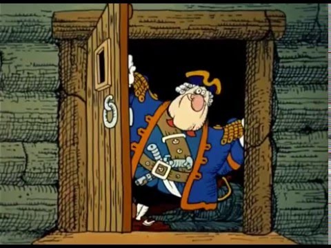 Create meme: treasure island captain Smollett, treasure island cartoon, treasure island 