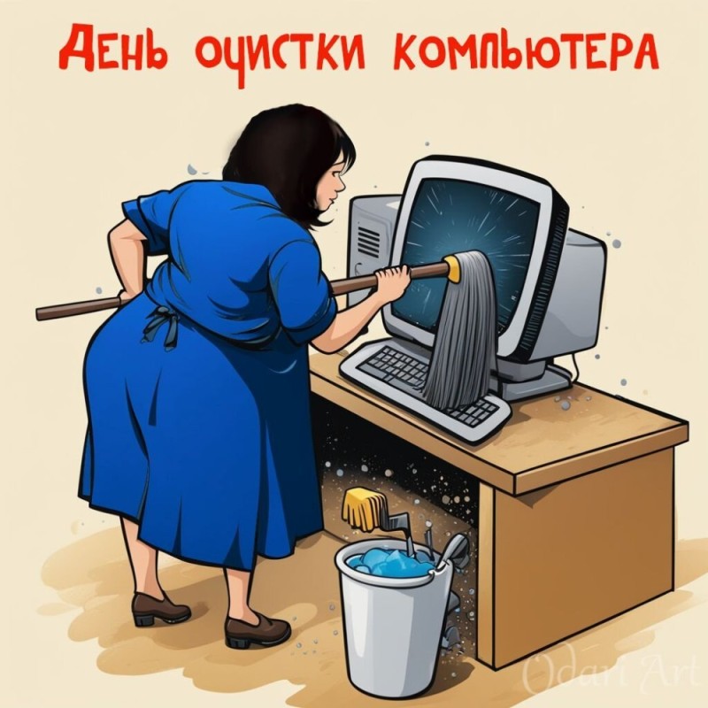 Create meme: congratulations on the day of the computer scientist, The cleaning lady is a caricature, the day of the geek