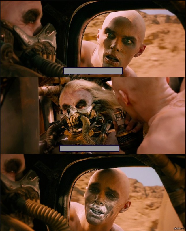 Create meme: Mad Max the immortal Joe, Fury Road Mad Max, Mad Max 2015 The Immortal Joe