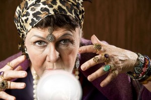 Create meme: the fortune teller meme, grandma the fortune teller