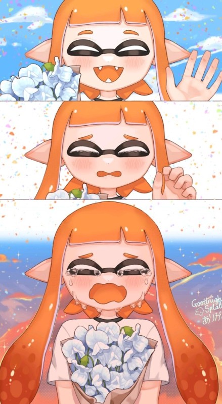 Create meme: splatoon meggy, splatoon, splatoon 2 art