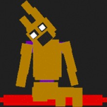Create meme: the purple guy, pixel springtrap of mini games, purple guy springtrap mini games