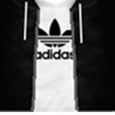 Создать мем: adidas футболка роблокс, roblox black adidas hoodie t-shirt, t-shirt для роблокс black adidas