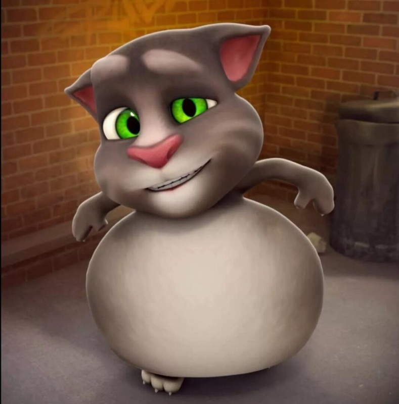 Создать мем: том кот, том говорящий том, talking tom cat