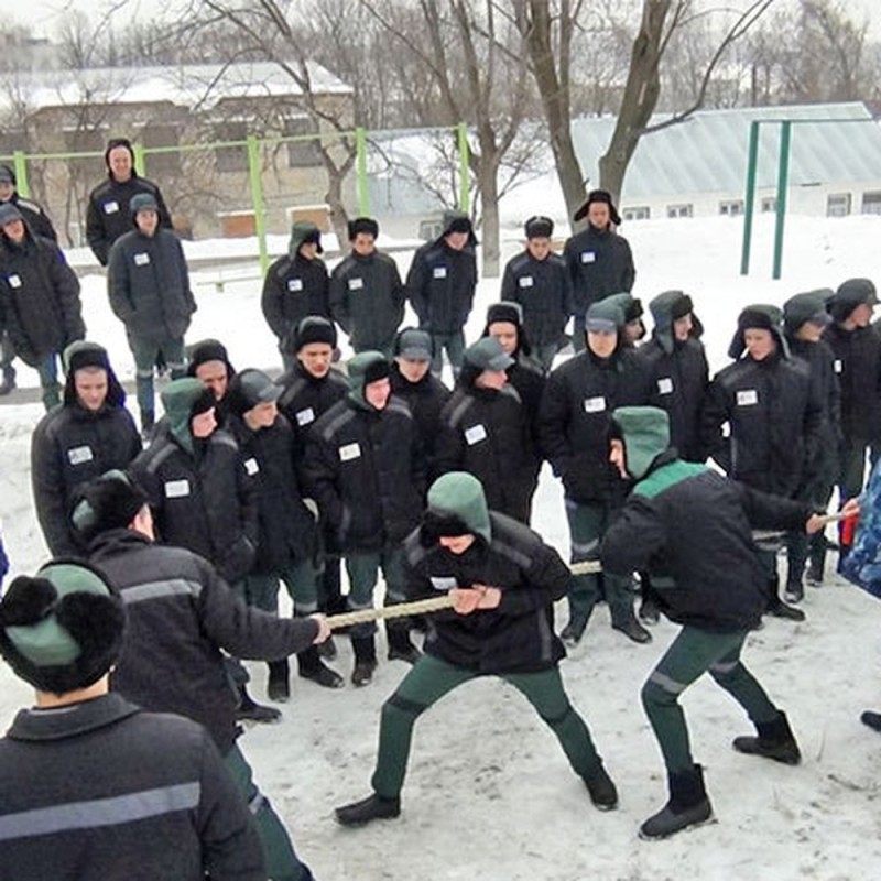 Create meme: juvie, the winter uniform of convicts, Zhiguli educational colony