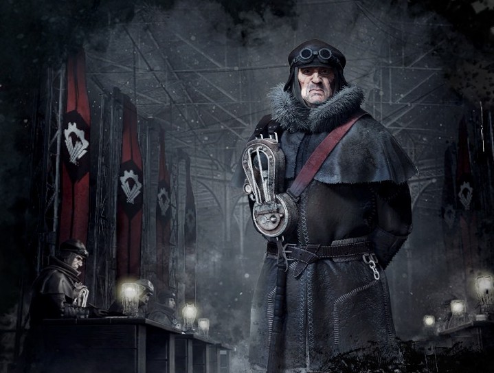 Create meme: Frostpunk Captain, Frost is a punk captain, Frostpunk Captain Art