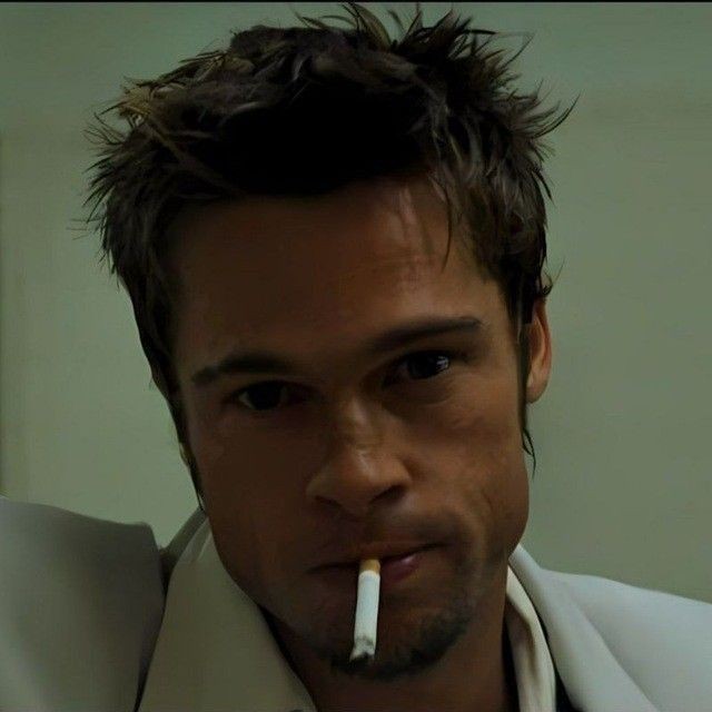 Create meme: Brad Pitt from fight Club, people , Brad Pitt fighting