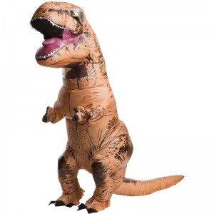 Create meme: inflatable dinosaur costume t-rex, costume dinosaur t Rex
