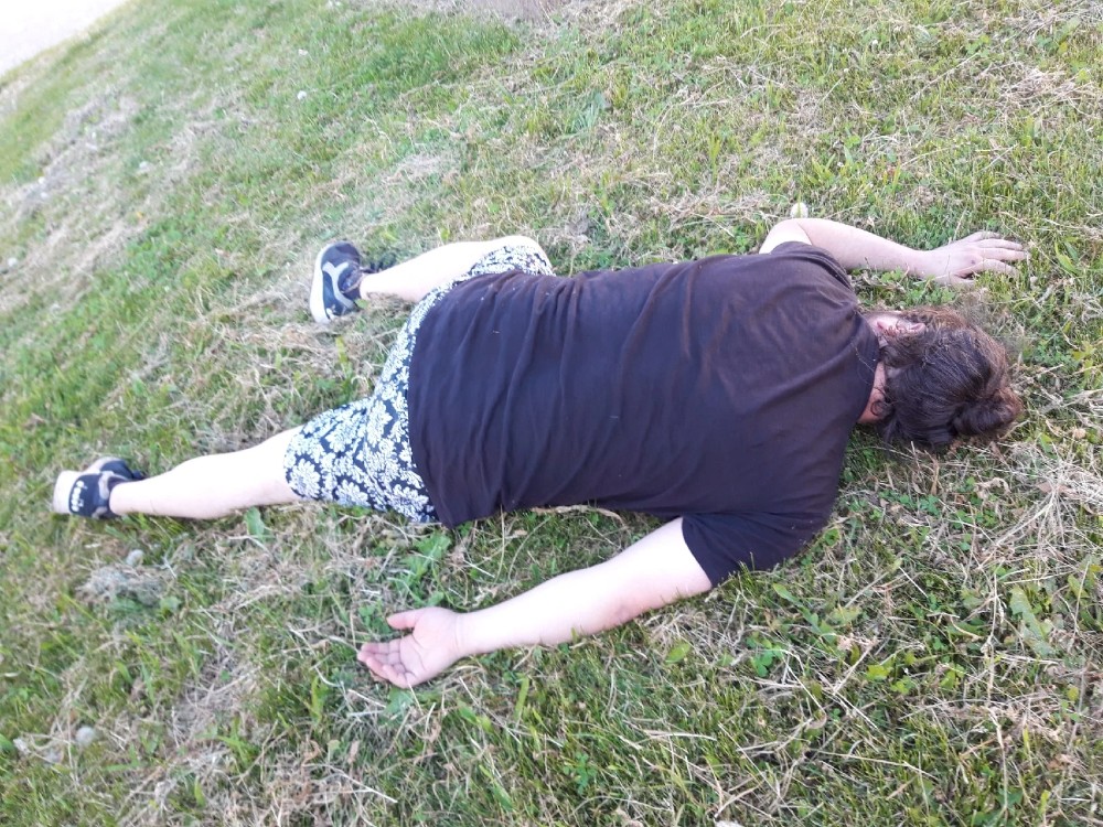 Create meme: drunken men, the man lying on the grass, drunks on the grass