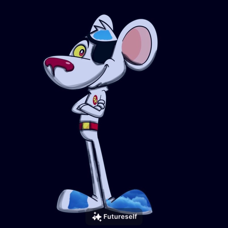 Create meme: Danger Mouse, animated series, danger mouse 2015