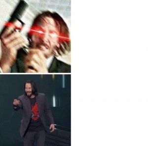 Create meme: Keanu Reeves