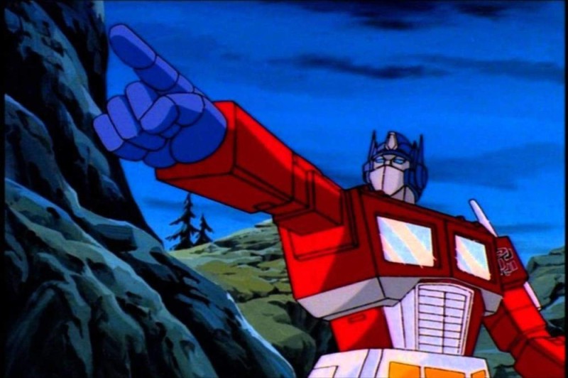Create meme: transformers animated series wrecked, transformers animated series 1984 optimus, the transformers cartoon 1986
