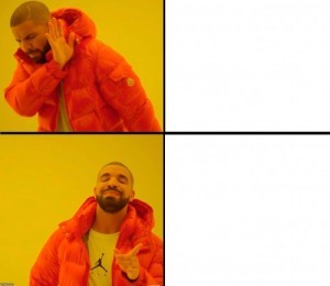 Create meme: rapper Drake meme, drake meme, Drake meme