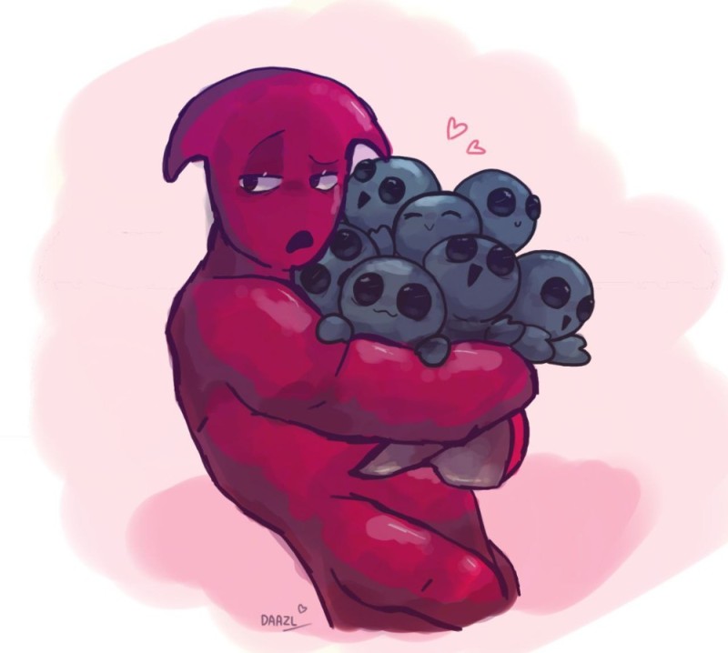 Create meme: the binding of isaac, Isaac game characters, Plague boss Isaac