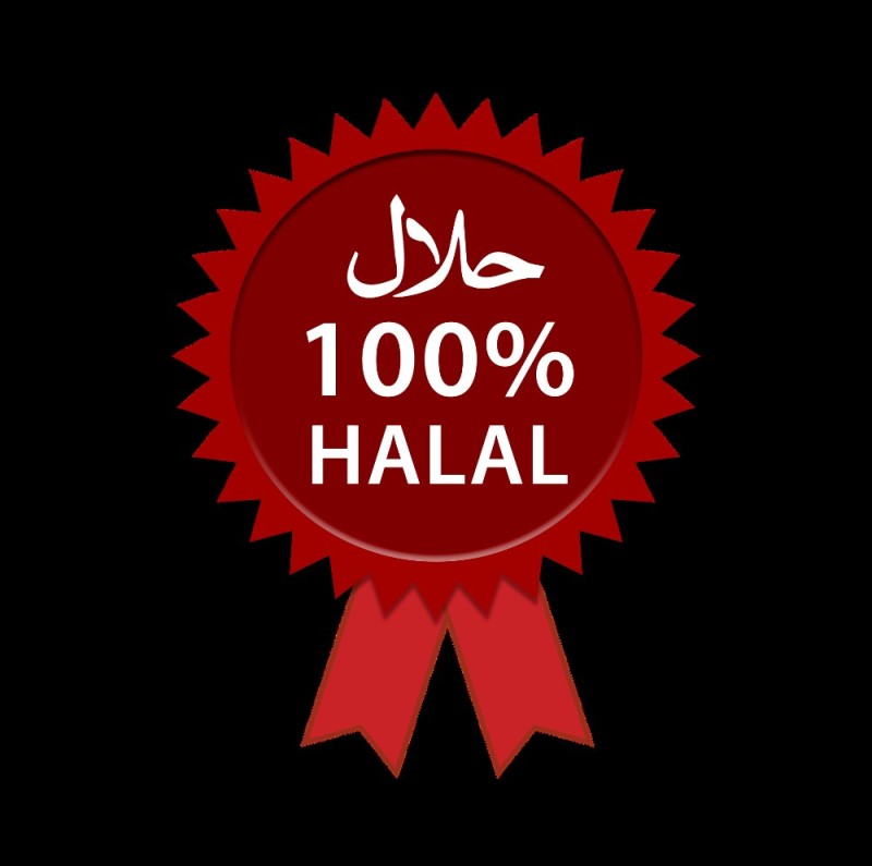 Create meme: halal logo, halal, halal logo