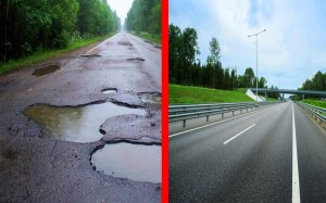 Create meme: Russian roads, road, roads in Russia