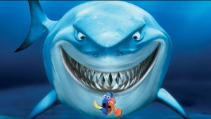 Create meme: finding Nemo shark