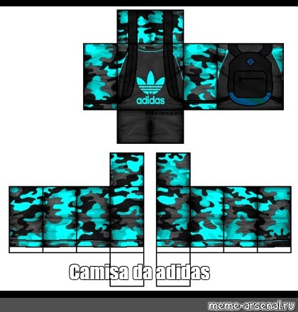 Camisa da best sale adidas roblox