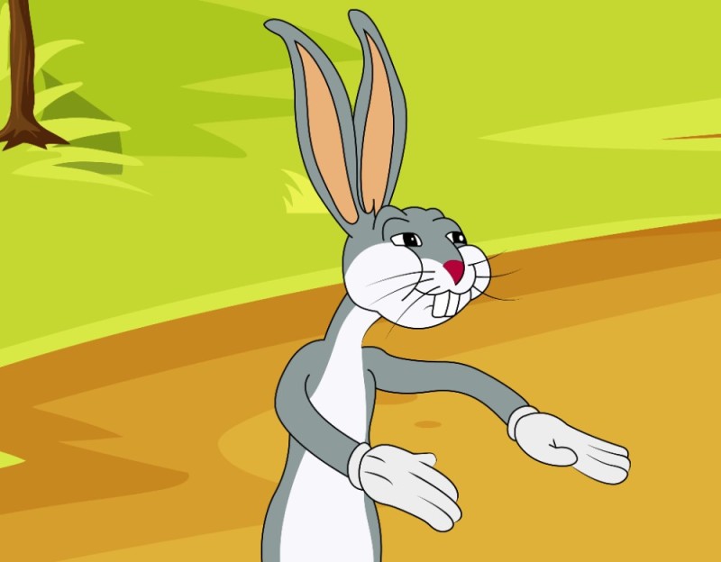 Create meme: rabbit Bunny, bunny bugs, rabbit bugs Bunny