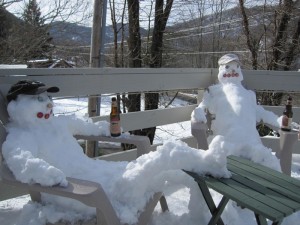 Create meme: snowmen, creative snowman, winter snow