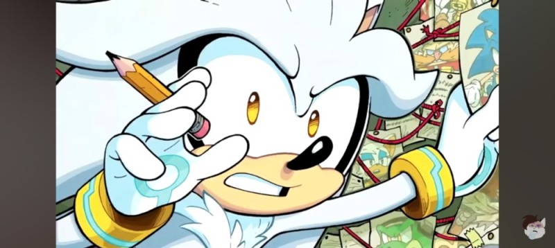 Создать мем: ježek sonic, ёж сильвер соник бум, соник idw сильвер