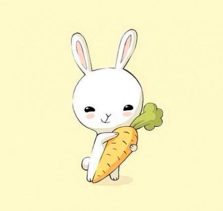 Create meme: cute bunny drawings, drawings for drawing are cute, to feel cute