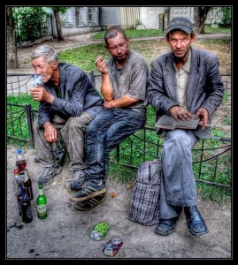 Create meme: fun with drunks, three drunk pictures, photo of homeless alcoholics 1920x1240