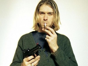 Create meme: cobain, kurt cobain, young Cobain