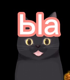 Create meme: black cat, cat, cat