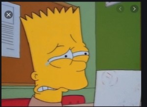 Create meme: sad Bart, The simpsons, Bart Simpson