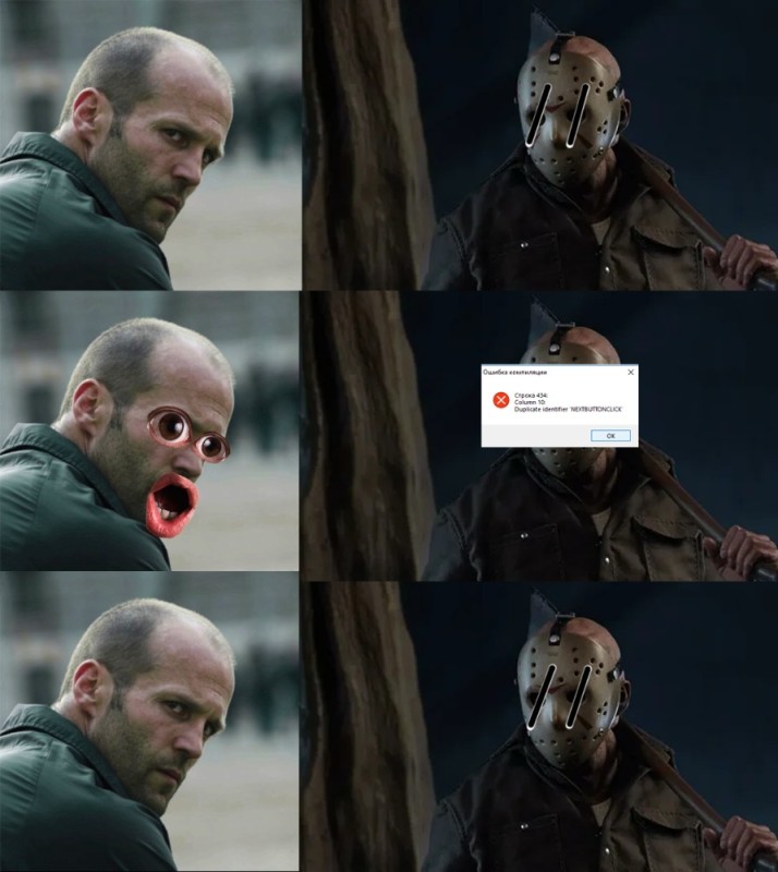 Create meme: Jason Statham death race, Jason Statham meme, memes of Jason Statham