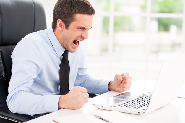 Create meme: screen , angry businessman, anger 