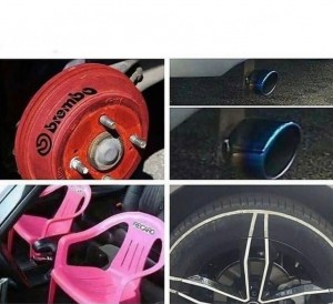 Create meme: car, car tuning