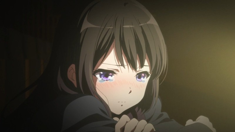 Create meme: Anime Reina Kosaka is crying, weeping Chan, crying girl anime