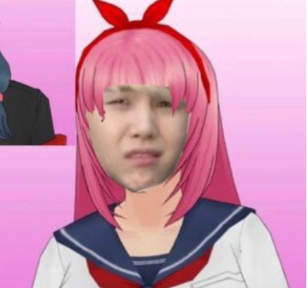 Create meme: may vayfu yandere simulator, Yuna Hina Yandere simulator, yandere simulator blade hair mode