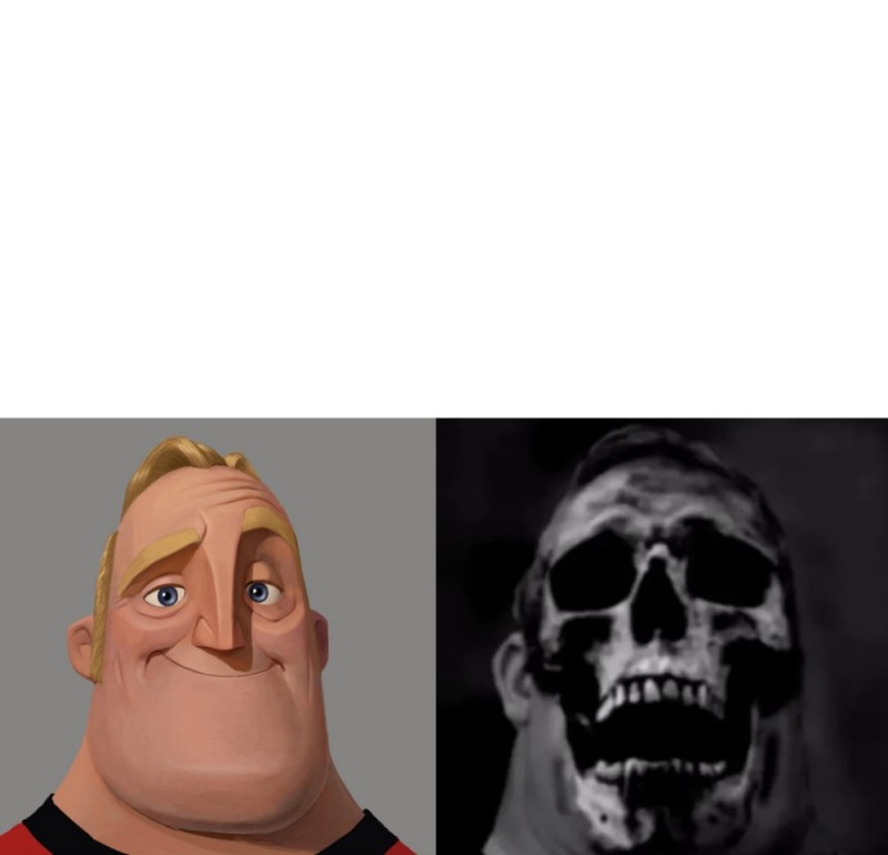 Create meme: uncanny mr incredible, mr incredible becoming uncanny cursed sille, the incredibles meme dad