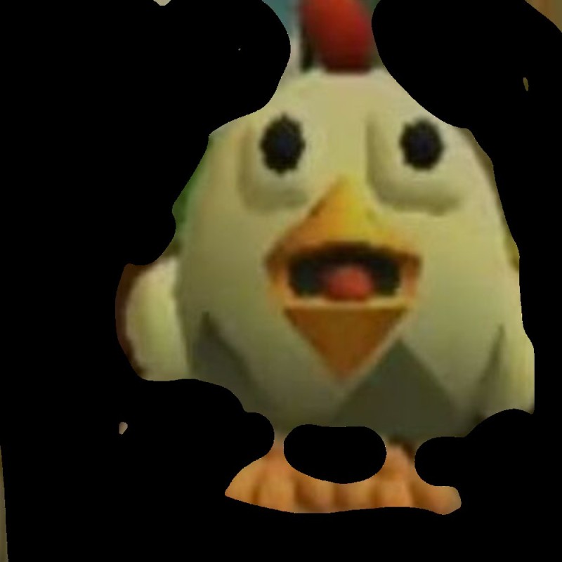 Create meme: telegram emoji, chicken gun, chicken gun