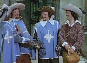 Создать мем: Три мушкетёра, д'артаньян и три мушкетера кадры, д'артаньян и три мушкетера 1979