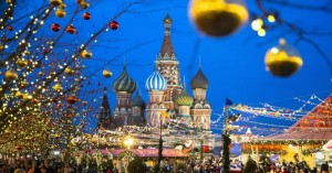 Create meme: red square in Moscow, new year Moscow