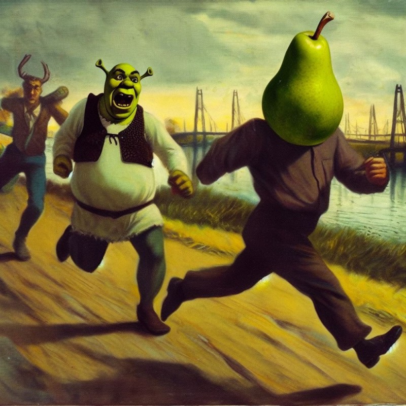 Create meme: shrek on a white background, Shrek 2 , mask of Shrek