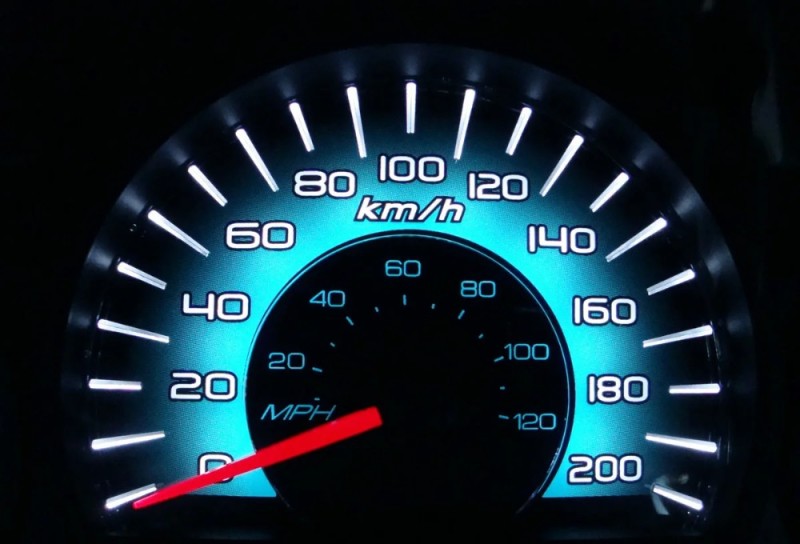 Create meme: speedometer, speedometer readings, speedometer 130 km/h