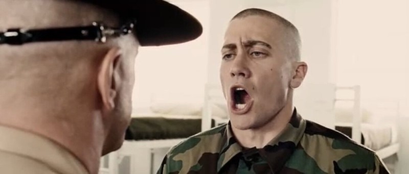 Create meme: jarhead 2005, Jake Gyllenhaal Marines, Marines 2005 film excerpts