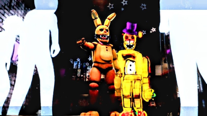 Create meme: spring bonnie, Fredber and Spring Bonnie, Freddy Animatronics