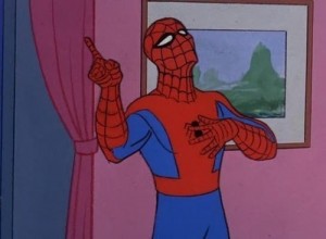 Create meme: know your meme, Spiderman meme anime, 2 spider-man meme