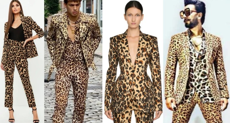 Create meme: men's leopard print suit, leopard, leopard classic costume