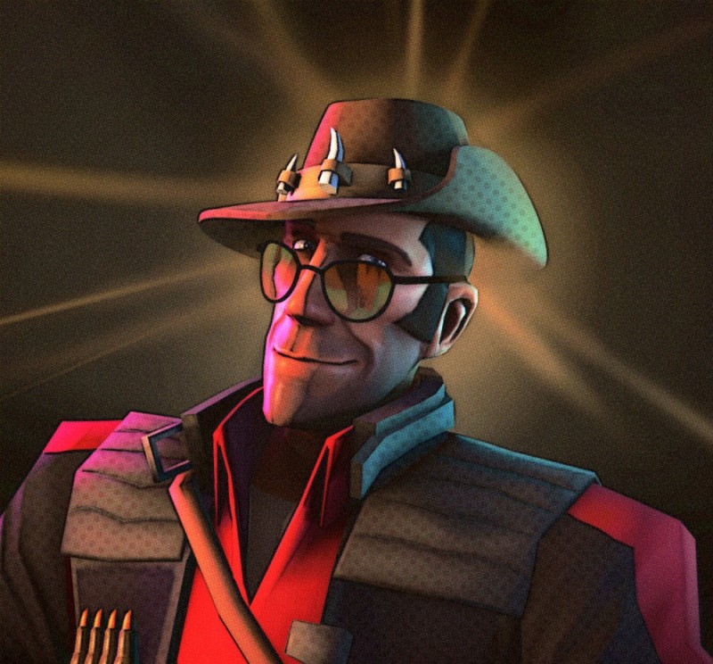 Create meme: sniper tim fortress 2, team fortress 2 sniper , team fortress 2 medic 