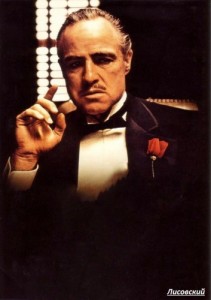 Create meme: without respect, vito corleone, the godfather