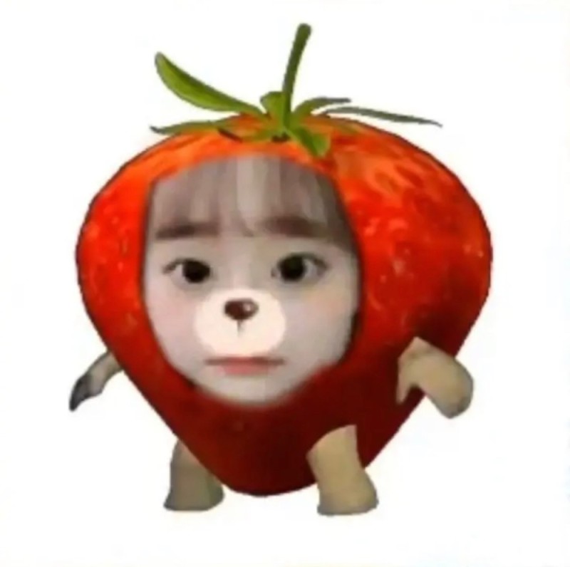 Create meme: strawberry bomb, strawberry , animals cute