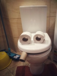 Create meme: talking toilet, funny toilet, the toilet with the face of the